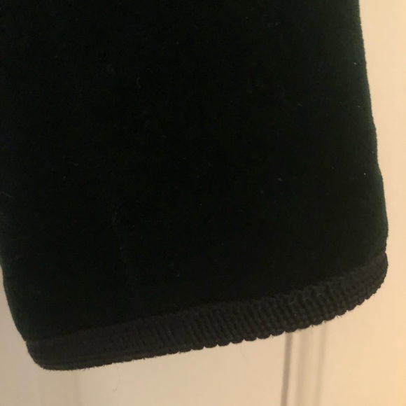 Vintage Jaeger Dark Green Velvet Bolero Jacket. Size 8 - Picture 4 of 4